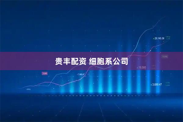 贵丰配资 细胞系公司
